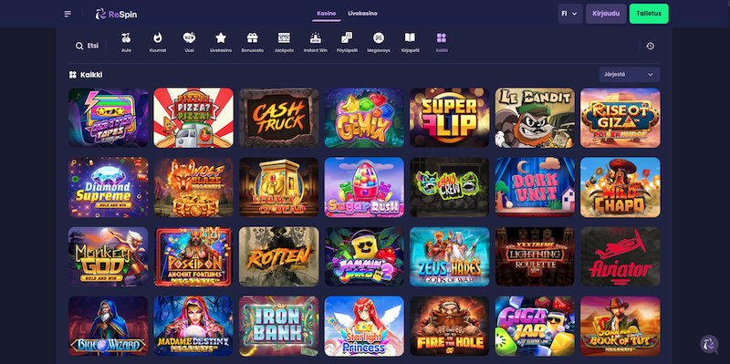 respin-casino-pelit