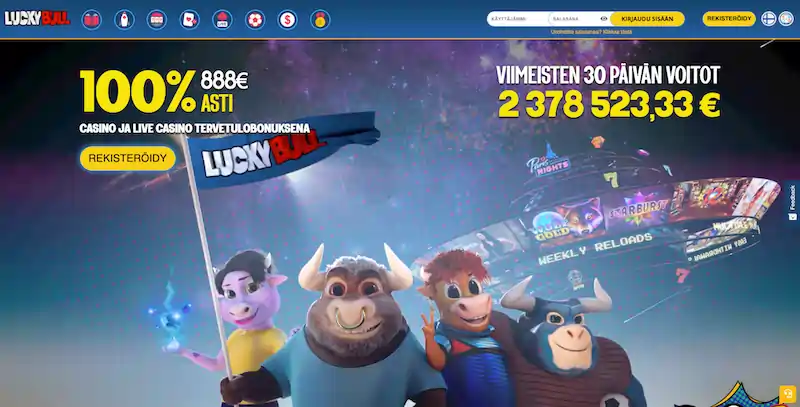 luckybull-etusivu