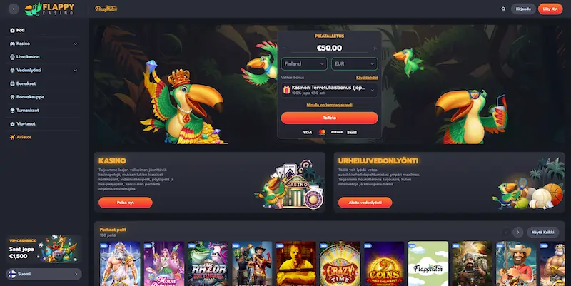 flappy-casino-etusivu