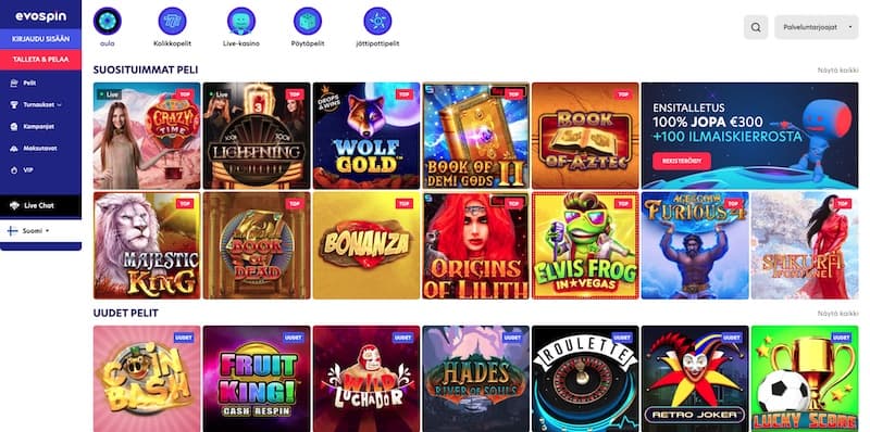 evospin-pelit
