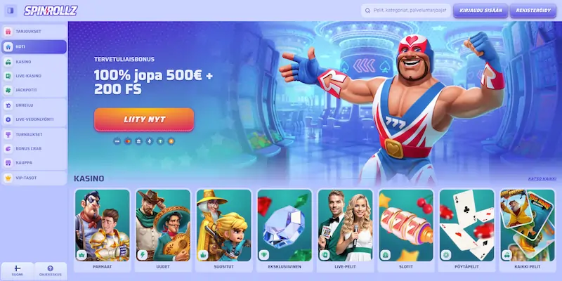 spinrollz-casino-etusivu