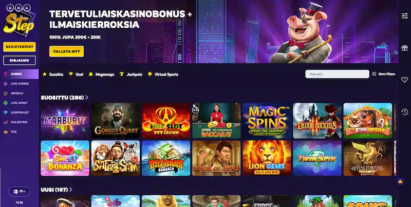 onestepcasino-etusivu