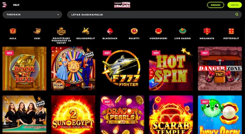spinsamurai-slotit