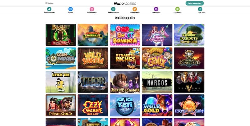 nanocasino-slotit