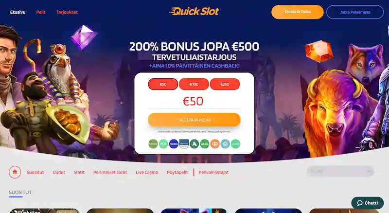 quickslot-etusivu
