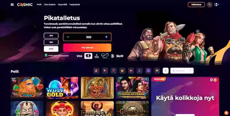cosmicslot-etusivu