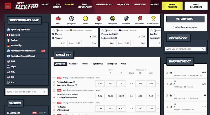 luckyelektra-vedonlyonti