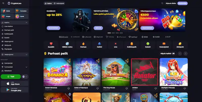cryptoleo-etusivu
