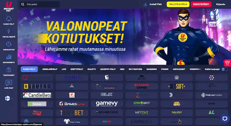 instantpay-casino-etusivu