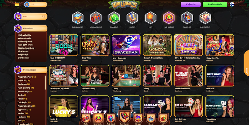 WinLegends livecasino