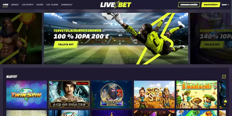 live-bet-etusivu