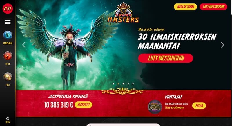 casinomasters-etusivu