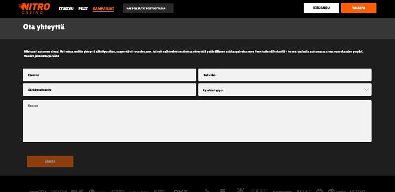 nitro-casino-asiakaspalvelu