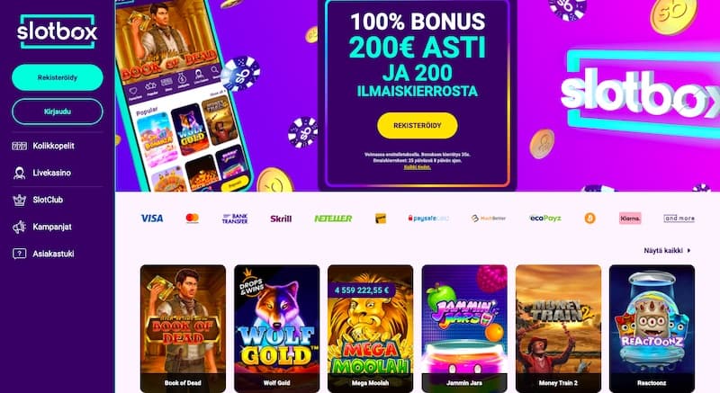 slotbox-etusivu