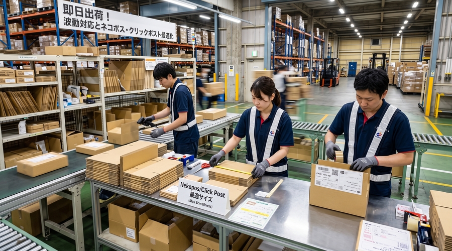 Keep Same-Day Shipping Moving: Warehouse Strategies for Order Spikes and Mail-Service Packaging Optimization