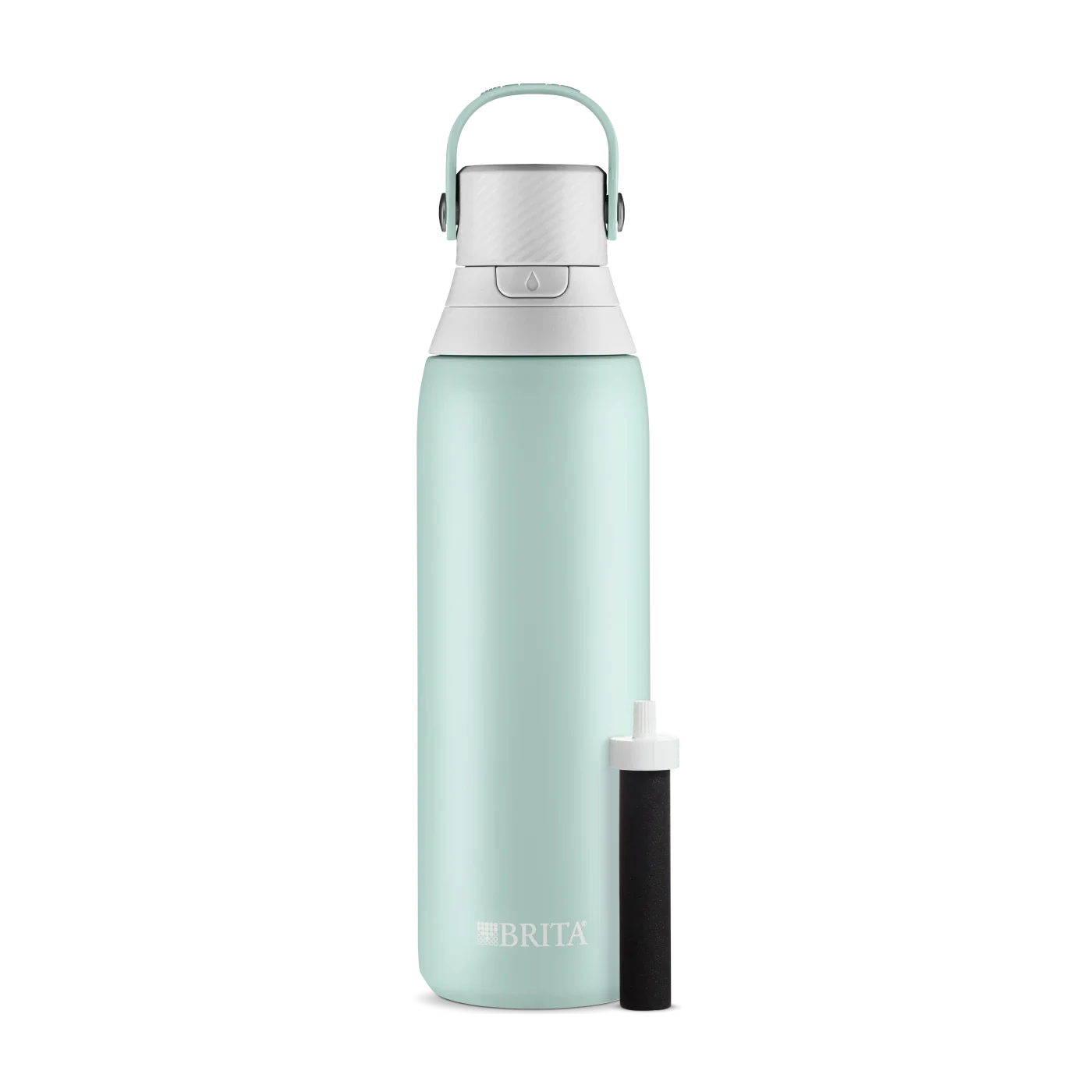 Premium Filtering Water Bottle - Stainless Glacier, 20oz - Glacier