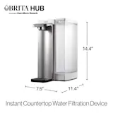 Brita Hub is an instant countertop water filtration device. 