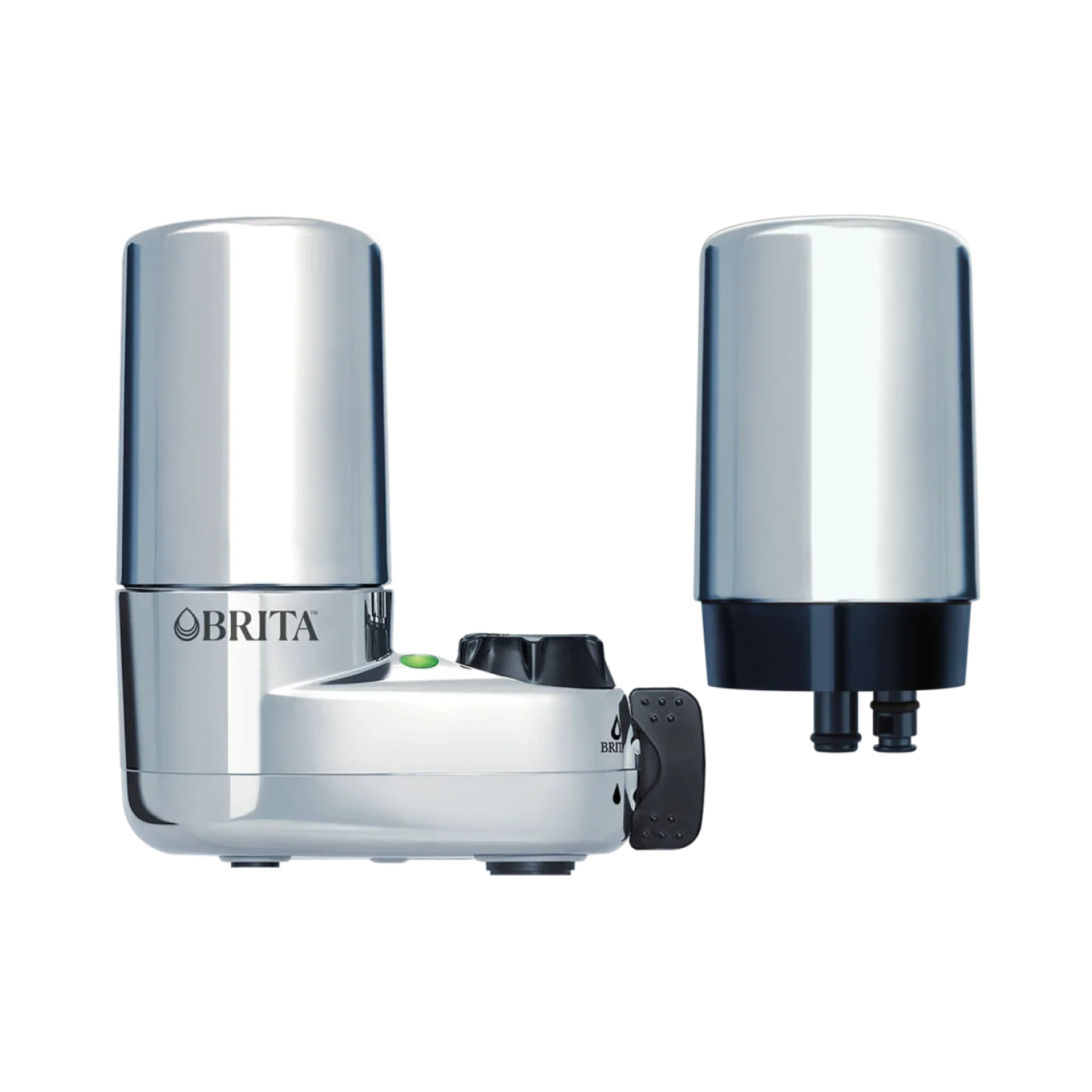 Elite Water Filter Faucet System with 2 filters - Chrome