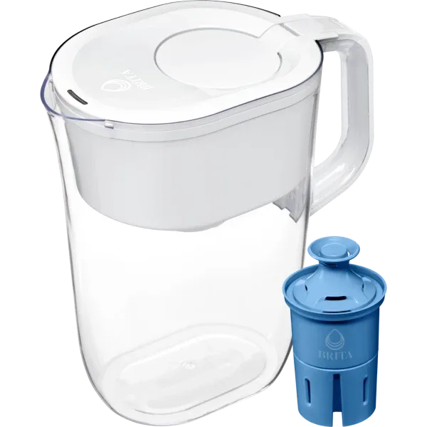 Tahoe Water Pitcher with Elite Filter - White.