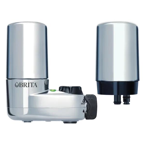 Elite Water Filter Faucet System with 2 filters - Chrome