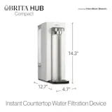Brita Hub Compact is an instant countertop water filtration device.