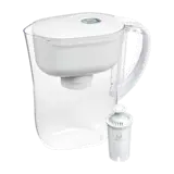 Denali Water Pitcher with Original Filter - White.