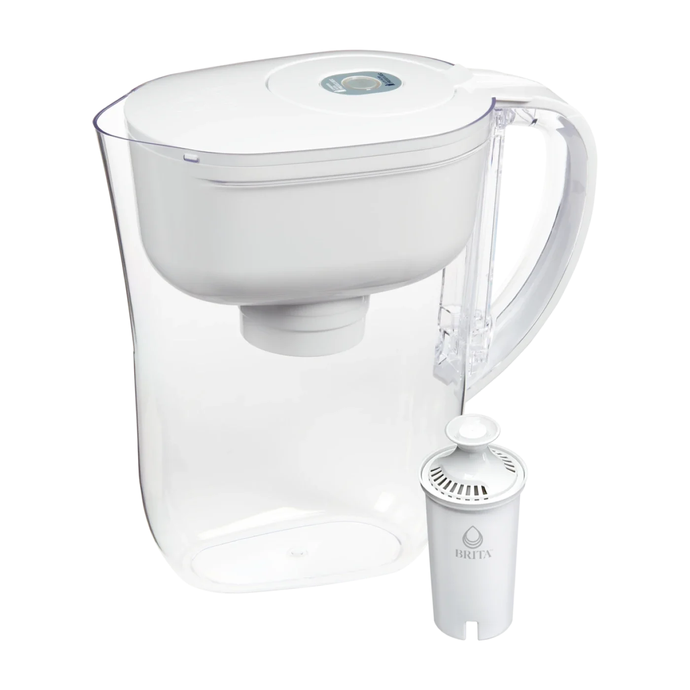 Denali Water Pitcher with Original Filter - White.