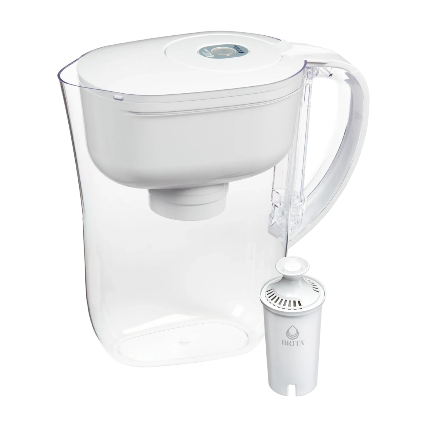 Denali Water Pitcher with Original Filter - White.