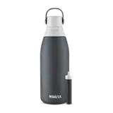 Premium Filtering Water Bottle - Stainless Steel, 32oz Carbon