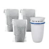 Brita™ Refillable Water Filtration Starter Kit with 1 Reusable Filter Shell and 3 Filter Refills