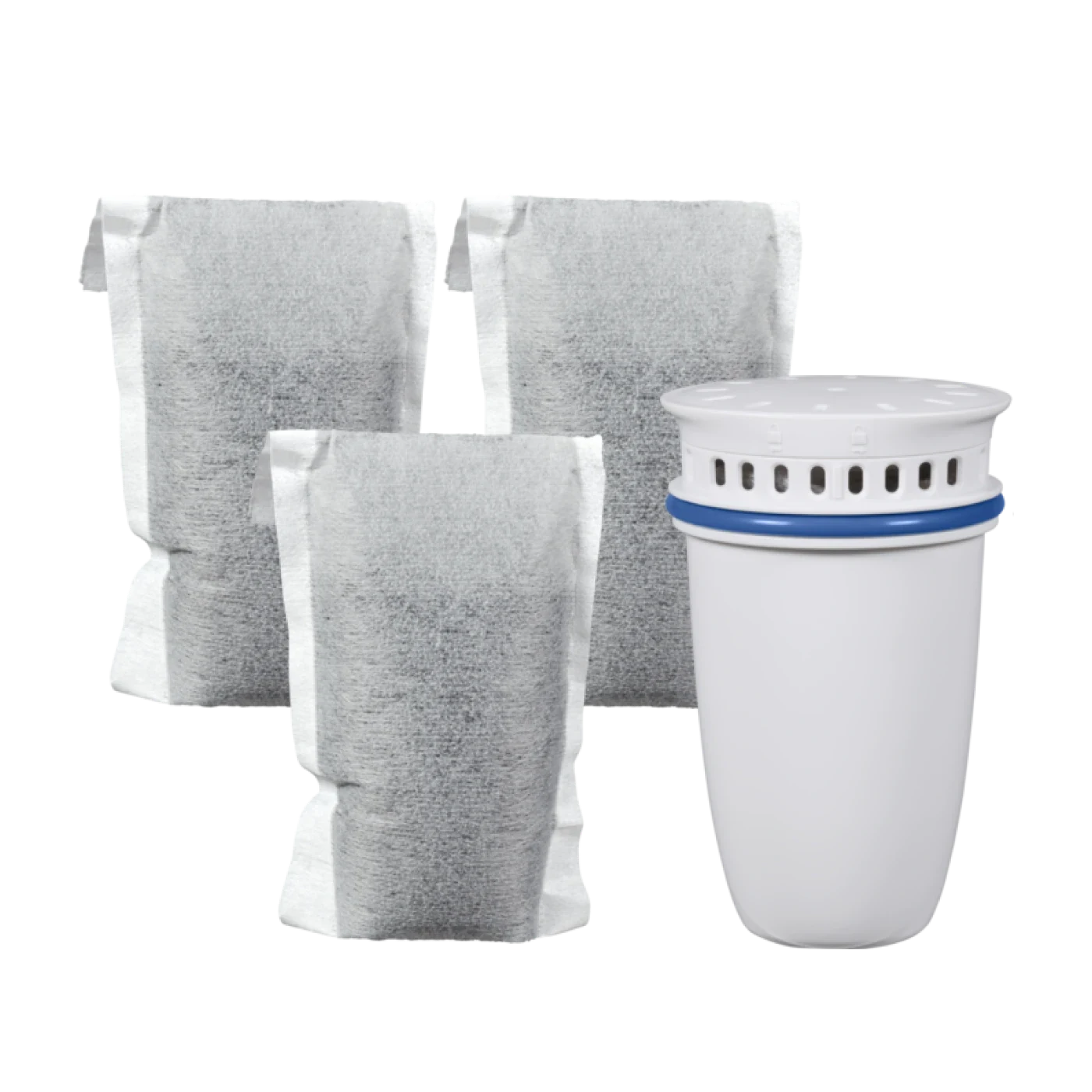 Brita™ Refillable Water Filtration Starter Kit with 1 Reusable Filter Shell and 3 Filter Refills