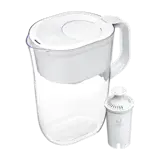 Tahoe Water Pitcher with Original Filter - White