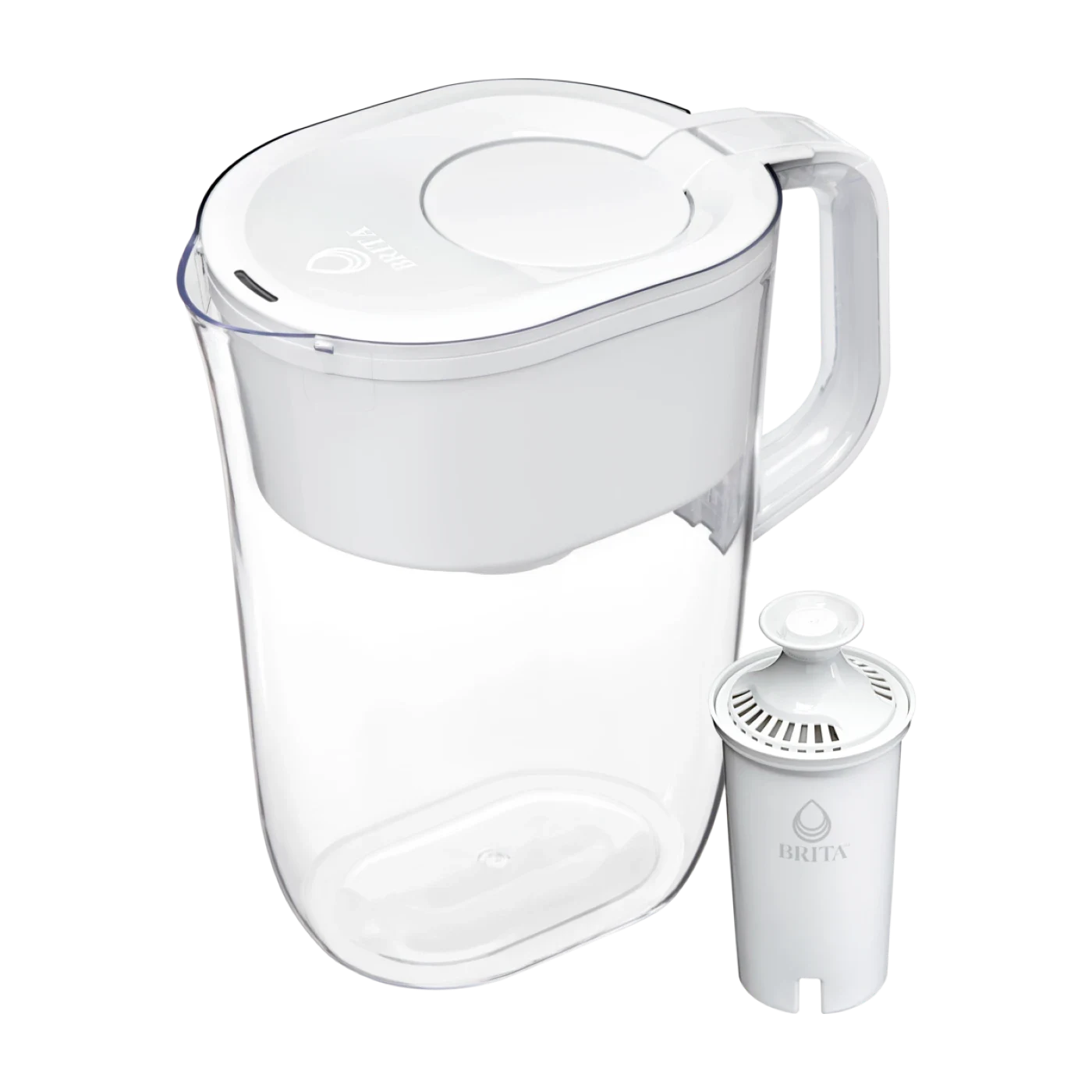 Tahoe Water Pitcher with Original Filter - White