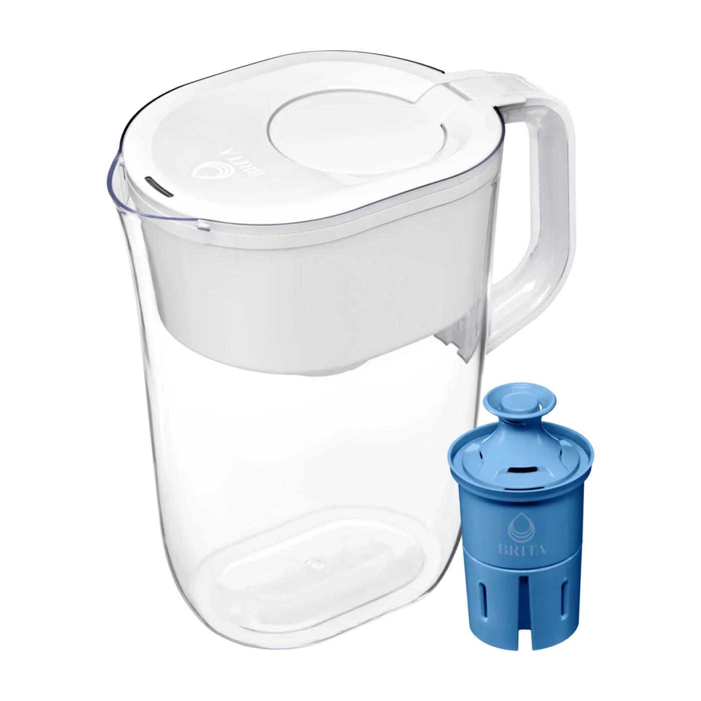 Tahoe Water Pitcher with Elite Filter - White.