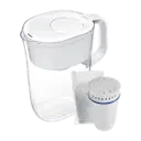 Brita® Refillable Water Filtration System with White Tahoe Water Pitcher and 1 Refillable Filter