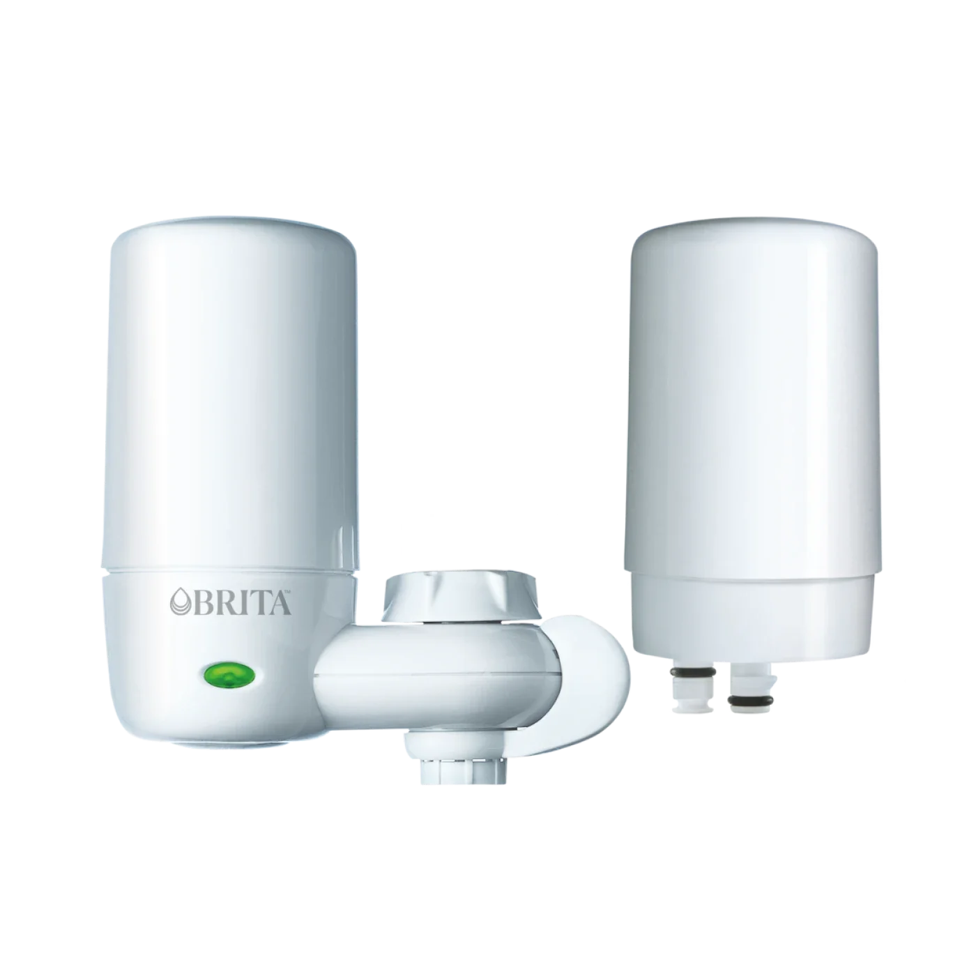 Elite Advanced Water Filter Faucet System with 2 filters - White