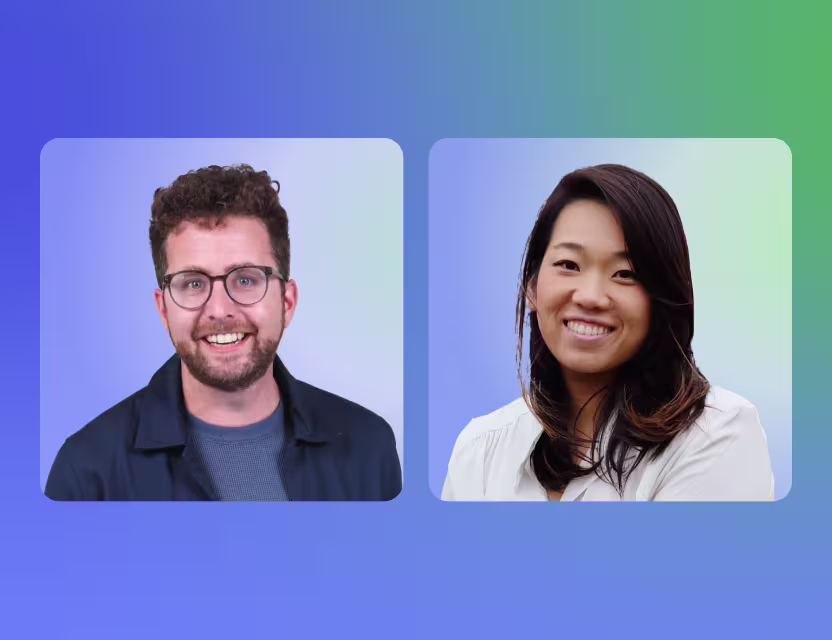 Two friendly faces, your hosts for The New Webinar Playbook