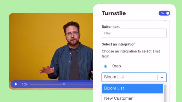 Real-time lead syncing from Wistia video directly into Keap.