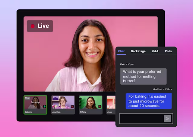 Wistia webinar hosting platform