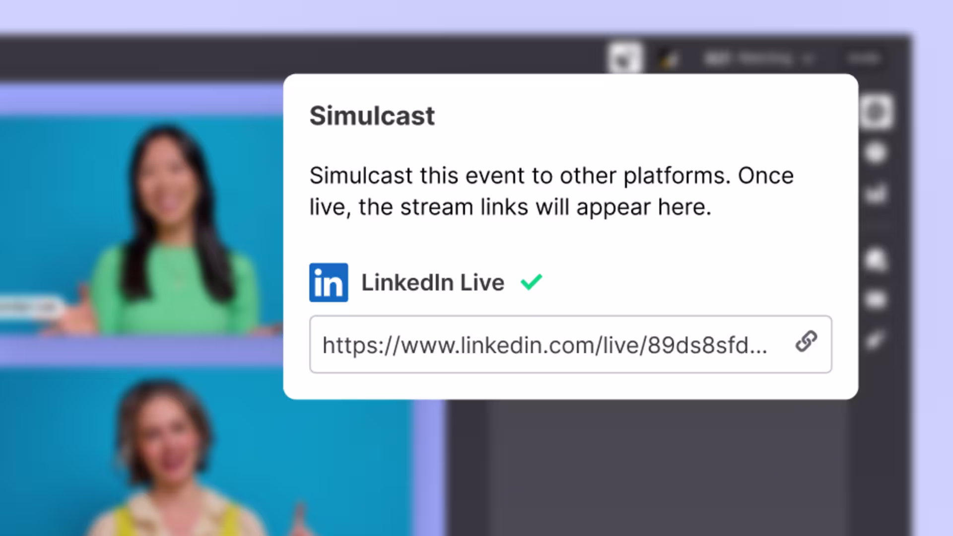 Wistia video published in the LinkedIn feed using the native video player for maximum reach and visibility.