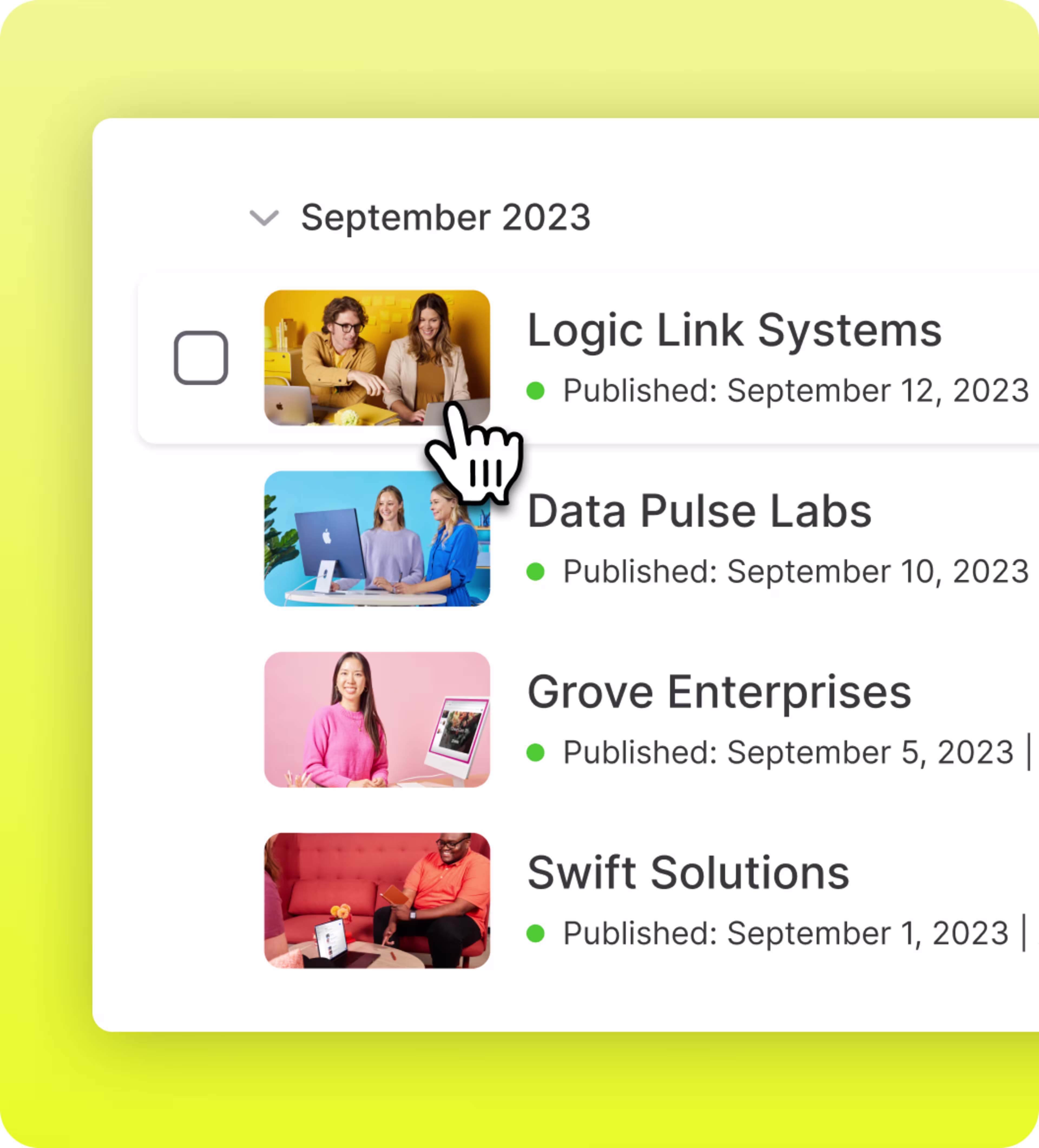 Video with interactive elements and CTAs