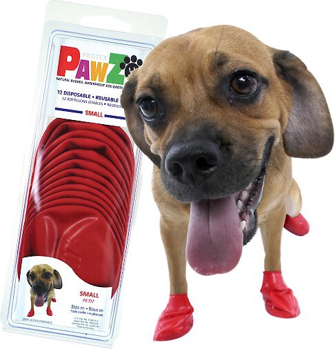 Pawz reusable and disposable dog booties