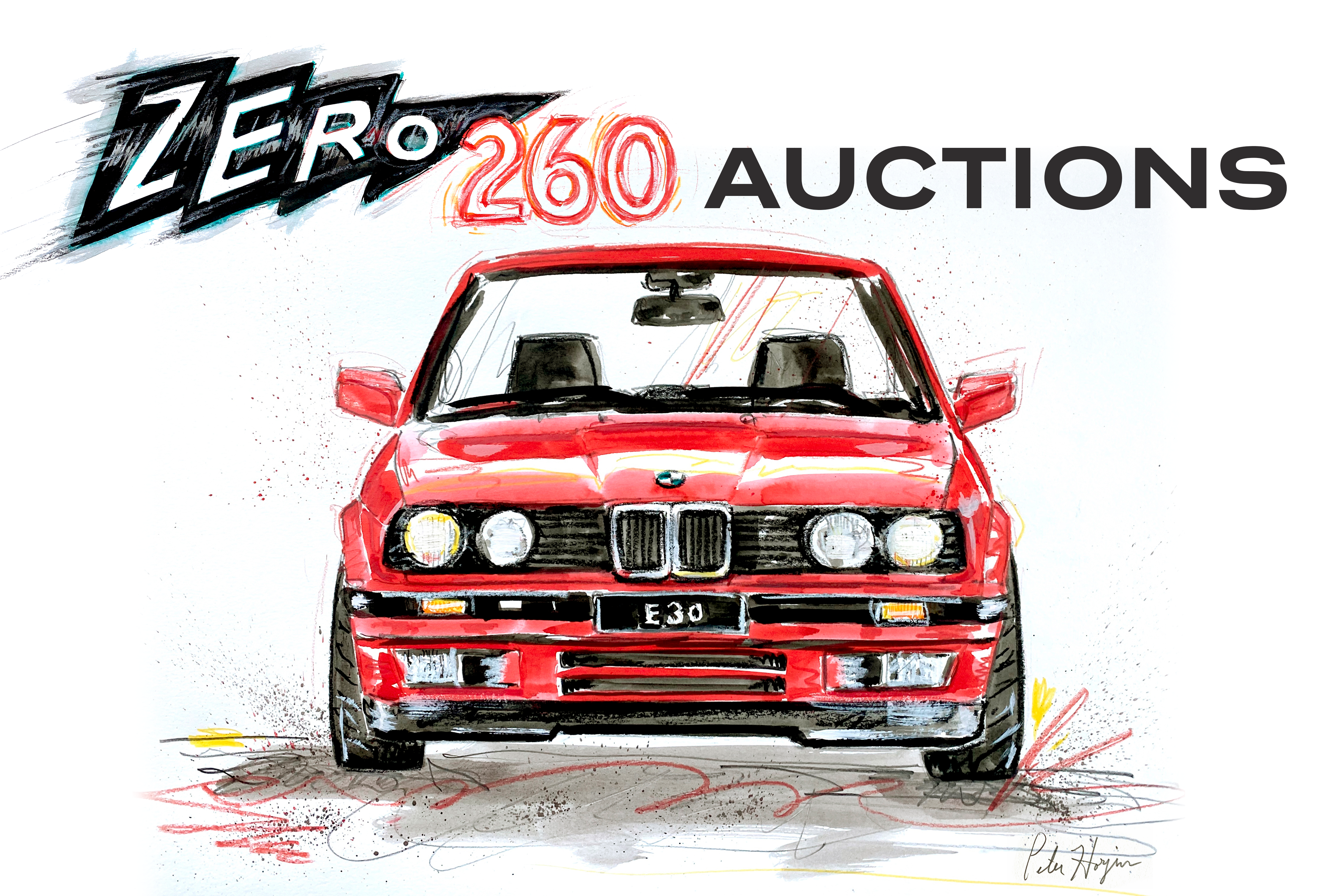 Auction Announcement BMWE30Coupe 300 1 Sig