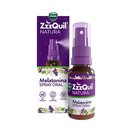 ZzzQuil Spray Oral de melatonina para dormir 30ml