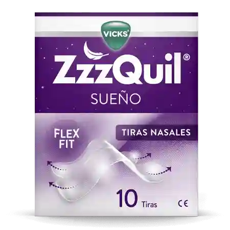 ZzzQuil Tiras Nasales Comprimidos de Melatonina para dormir imagen