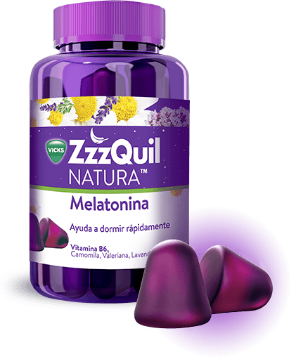 Complemento alimenticio para dormir con melatonina | ZzzQuil NATURA