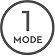 1 modes