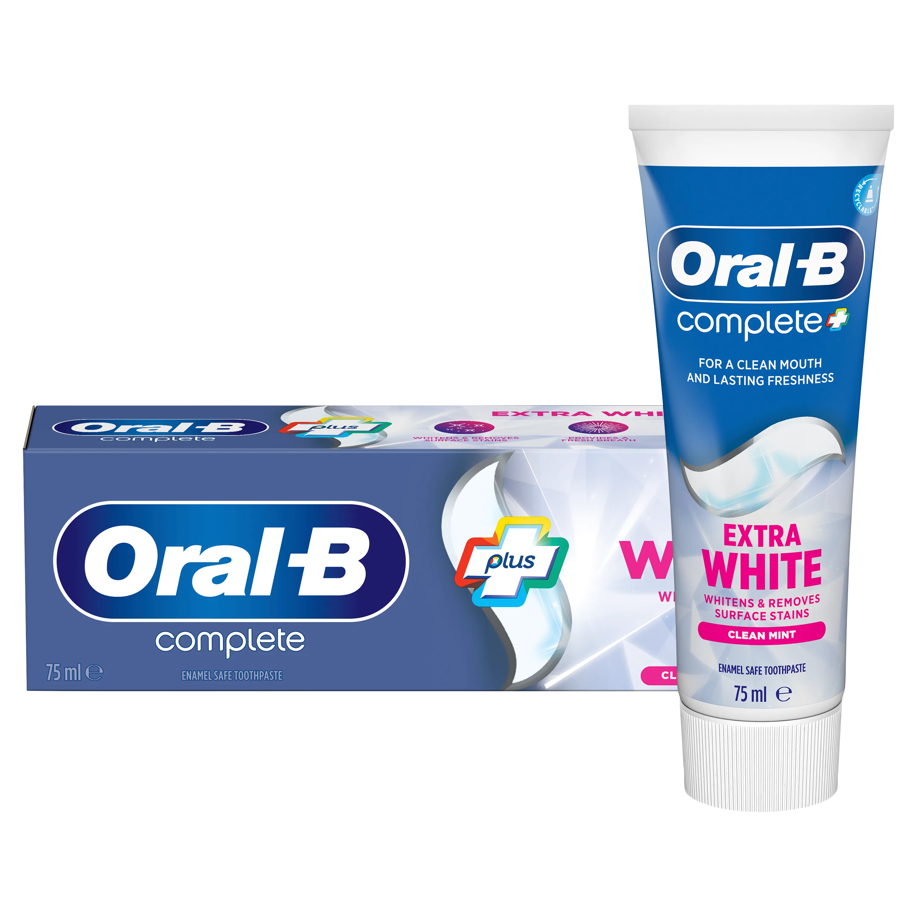 Oral-B Complete Extra White PMP Toothpaste 75ml - 0