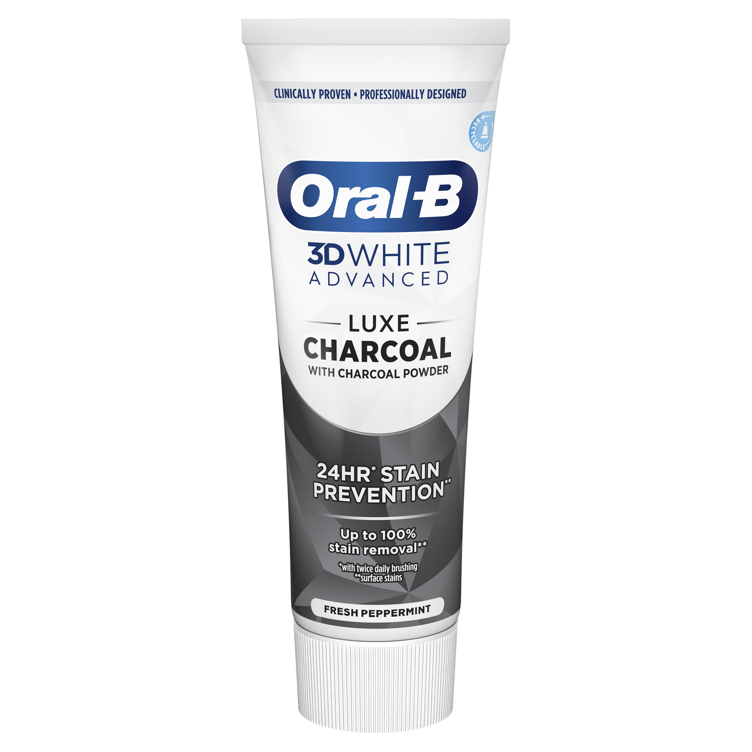 Oral-B 3DWhite Advanced Luxe Charcoal Toothpaste | Oral-B