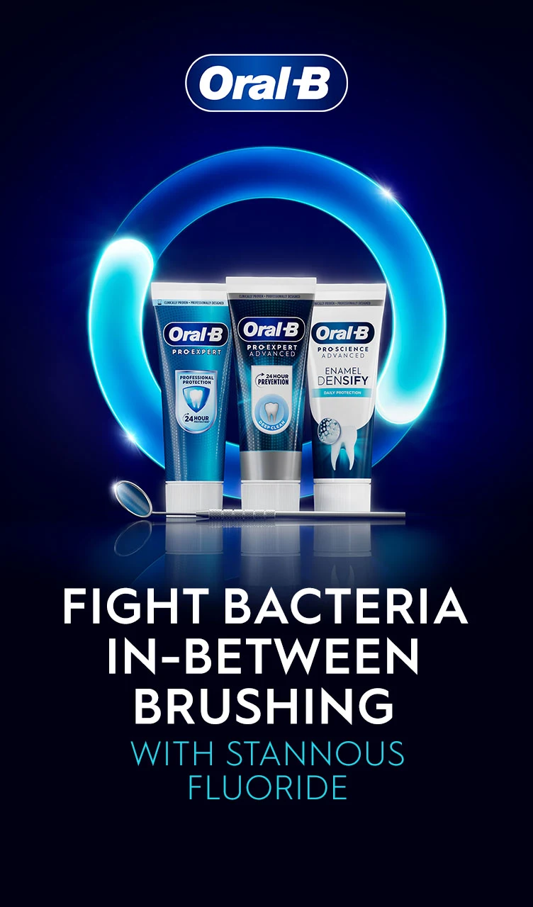 Fight bacteria in-between brushing
